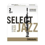 D'addario Woodwinds Rico Jazz Select RSF10SSX2S Soprano Sax Kamışı