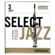 D'addario Woodwinds Rico Jazz Select RSF10SSX3S Soprano Sax Kamışı