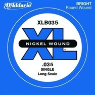D'addario XLB035 Sol Bass Gitar Tek Teli