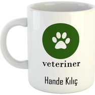 Dafhi Meslek Veteriner Kişiye Özel İsimli Kupa
