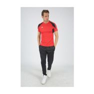 Dafron Bronze Antrenman Siyah Kırmızı Erkek T-shirt