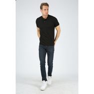 Dafron Classic Polo Yaka Pike Siyah Erkek T-shirt