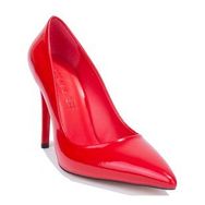 Dagoster DZA07-388460 Kırmızı Rugan Stiletto Kadın Topuklu Ayakkabı