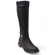 Dagoster DZA07-43621911 Siyah Düz Taban Kadın Çizme