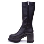 Dagoster DZA07-890501 Siyah Günlük Platform Topuklu Kadın Çizme