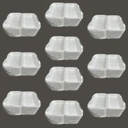 Dagyuce 36D 23.5x15 cm 10x20 Adet Tek Kullanımlık Köpük İskender Kapaklı Kase Kutu