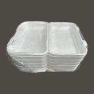 Dagyuce 36D 23.5x15 cm 20 Adet Tek Kullanımlık Köpük İskender Kapaklı Kase Kutu