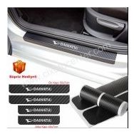 Daihatsu 4 Adet Karbon Kapı Eşiği Sticker