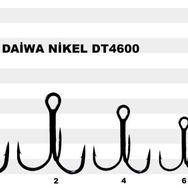 Daiwa DT4600 Nikel No:1 3'lü Olta İğnesi