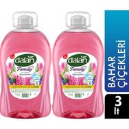 Dalan 2x3000 ml Family Sıvı Sabun Bahar Çiçekleri