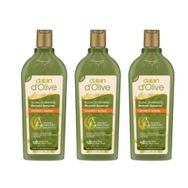 Dalan D'Olive Zeytinyağlı Onarıcı Bakım 3x400 ml Şampuan