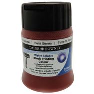 Daler Rowney 116250221 Burnt Sienna 250 ml Su Bazlı Baskı Boyası