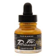 Daler Rowney 117 Mazuma Gold Fw Pearlescent Acrylic Inks 29.5 ml Cam Şişe