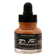 Daler Rowney 121 Sun Orange Fw Pearlescent Acrylic Inks 29.5 ml Cam Şişe