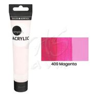 Daler Rowney 409 Magenta 75 ml Simply Akrilik Boya