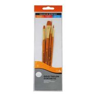 Daler Rowney 4’lü Sentetik Kıl Fırça Seti