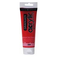 Daler Rowney 504 Cadmium Red Deep Hue 120 ml Akrilik Boya