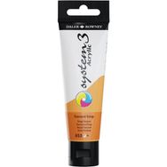 Daler Rowney 5735698 150 ml No:653 Fluorescent Orange System 3 Akrilik Boya