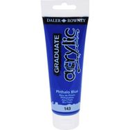 Daler Rowney 5781841 120 ml No:143 Phthalo Blue Graduate Akrilik Boya