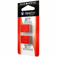 Daler Rowney Aquafine Tablet 2li Vermilion-cad. Red Sulu Boya