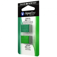 Daler Rowney Aquafine Tablet 2li Viridian Leaf Green Sulu Boya
