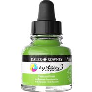 Daler Rowney Fw Ink 29.5 ml Fluorescent Green Pistole Mürekkebi