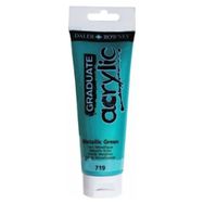 Daler Rowney Graduate 719 Metallic Green 120 ml Akrilik Boya