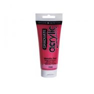 Daler Rowney Graduate 720 Metallic Red 120 ml Akrilik Boya