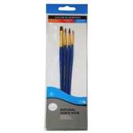 Daler Rowney Kod:401 Simply Natural Hair 4'lü Fırça Seti