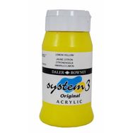 Daler Rowney Lemon Yellow 651 500 ml System 3 Akrilik Boya