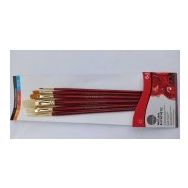 Daler Rowney No:6X Simply Uzun Saplı Doğal 6'lı Fırça Seti