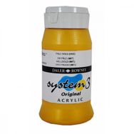Daler Rowney Pale Gold 708 500 ml System 3 Akrilik Boya