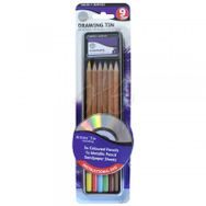 Daler Rowney Simply Drawing Tin 9'lu Set