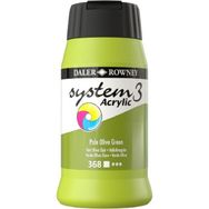 Daler Rowney System 3 368 Pale Olive Green 500ml Akrilik Boya