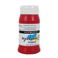 Daler Rowney System 3 504 Cadmium Red Depp 500ml Akrilik Boya