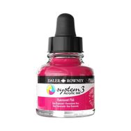 Daler Rowney System 3 Ink 29.5 ml Fluorescent PInk Akrilik Mürekkep