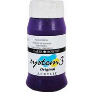 Daler Rowney System3 500 ML Velvet Purple 418 Akrilik Boya
