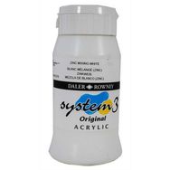 Daler Rowney System3 500 ml Zinc Mixing White 6 Akrilik Boya