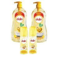 Dalin 2x900 ml Bebek Şampuan + Bıcı Bıcı 2 Adet Kolonya
