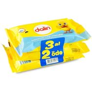 Dalin 3x15 Yaprak Hijyenik Islak Cep Mendil