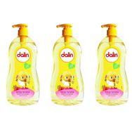 Dalin 400 ml 3'lü Bebek Şampuanı Badem Özlü