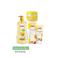Dalin 700 ml Bebek Şampuan 100 ml Likit Pudra 100 ml Vazelin