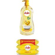 Dalin 700 ml Bebek Şampuanı+Dalin 100 gr Klasik Bebek Sabunu+Dalin 3x56 Islak Havlu Bebek Bakım Seti