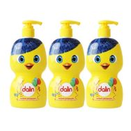 Dalin Eğlen Öğren Serisi 3x500 ml Pompalı Bebek Şampuanı