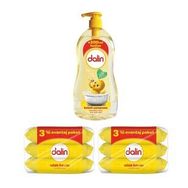 Dalin Klasik 700 ml + 200 ml Bebek Şampuanı+ Dalin 3x56 Islak Havlu