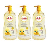 Dalin Klasik Pompalı 3x500 ml Bebek Şampuanı