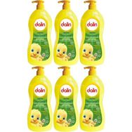 Dalin Nem ve Koruma Avakado Özlü Pompalı 6x700 ml Bebek Saç ve Vücut Şampuanı