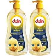 Dalin Rahat ve Mutlu Pompalı 2x700 ml Bebek Saç ve Vücut Şampuanı