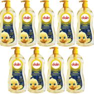 Dalin Rahat ve Mutlu Pompalı 9x700 ml Bebek Saç ve Vücut Şampuanı