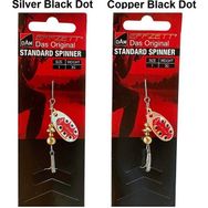 Dam Effzett Standard Spinner 3 gr #1 Silver Black Dot Kaşık
